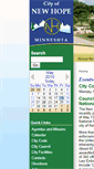 Mobile Screenshot of ci.new-hope.mn.us